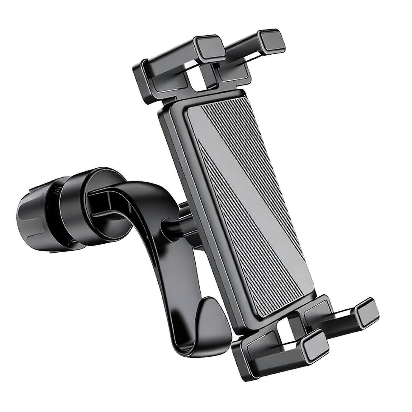 ABS Headrest Phone Mount Support for Vehicle Backseat Passenger with Quick Setups Design and Stable Viewing Experience Multicolor