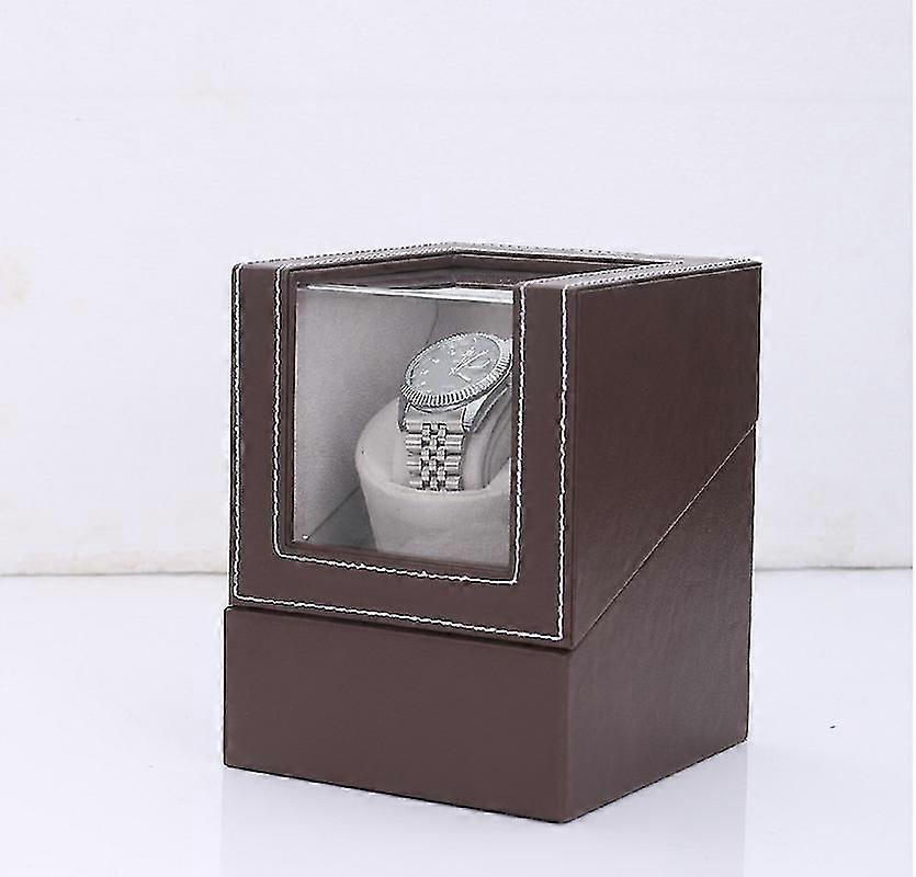 Automatic Watch Winder Pu Leather Adjustable Rotating Watch Box