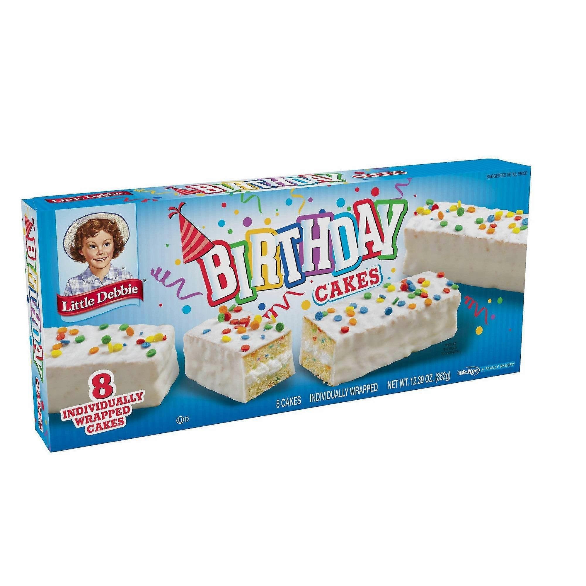Little Debbie Birthday Cakes, 8 Ea