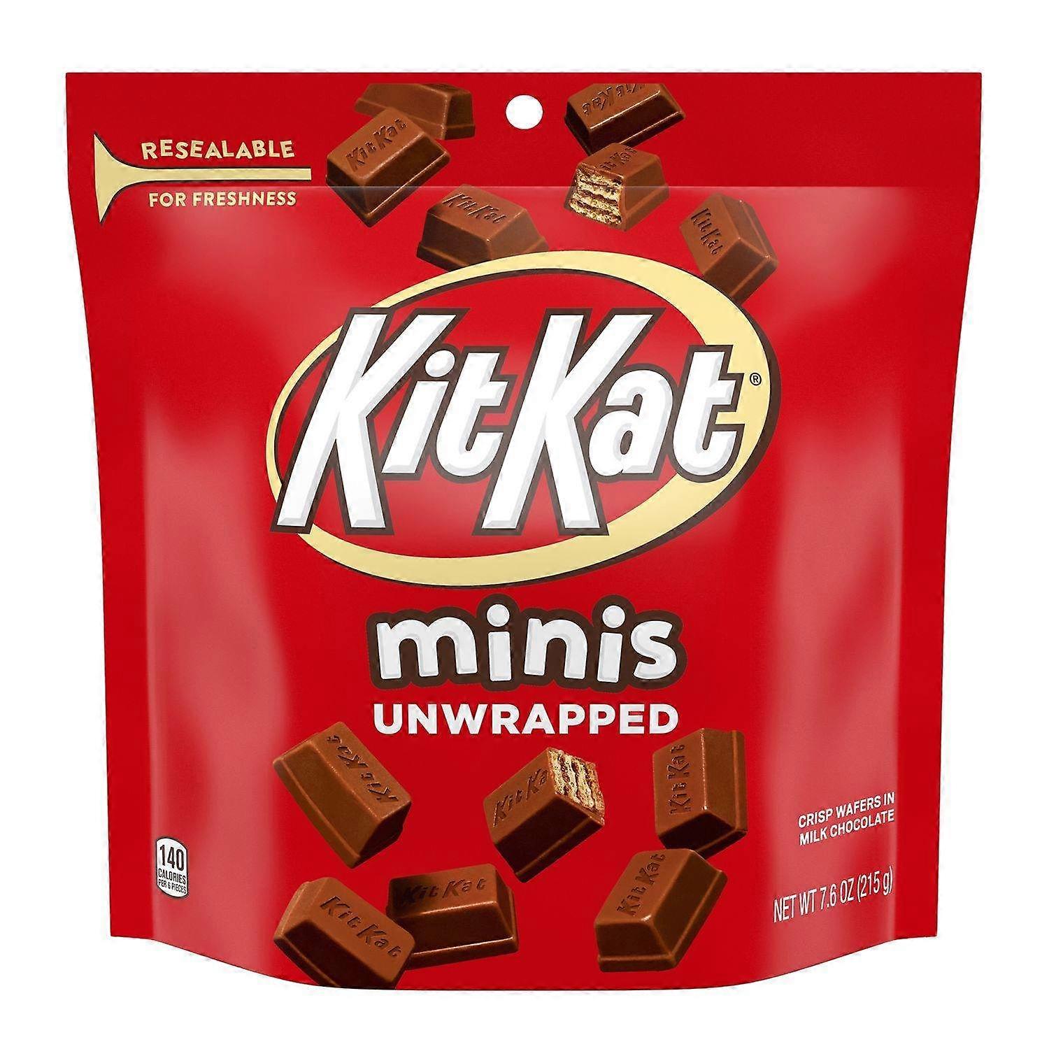 Kit Kat Unwrapped Minis Resealable Bag, 7.6 Oz