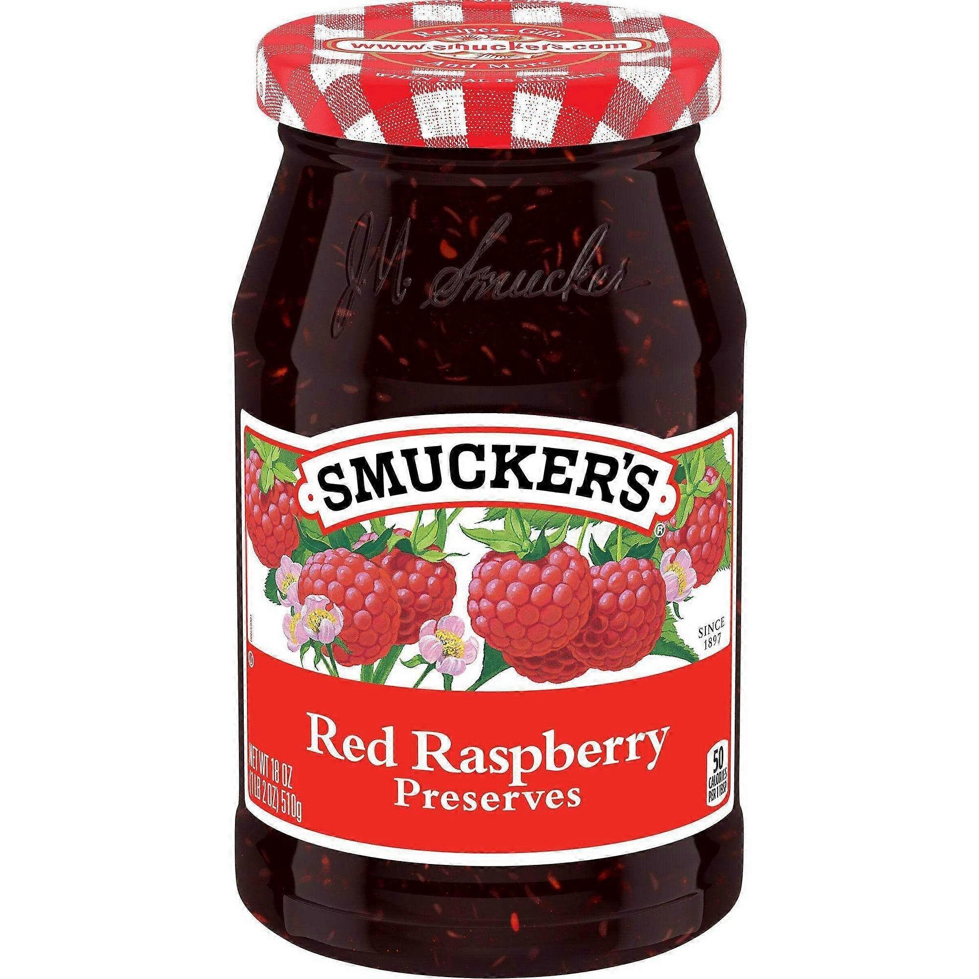 Smucker's Red Raspberry Preserves, 18 Oz