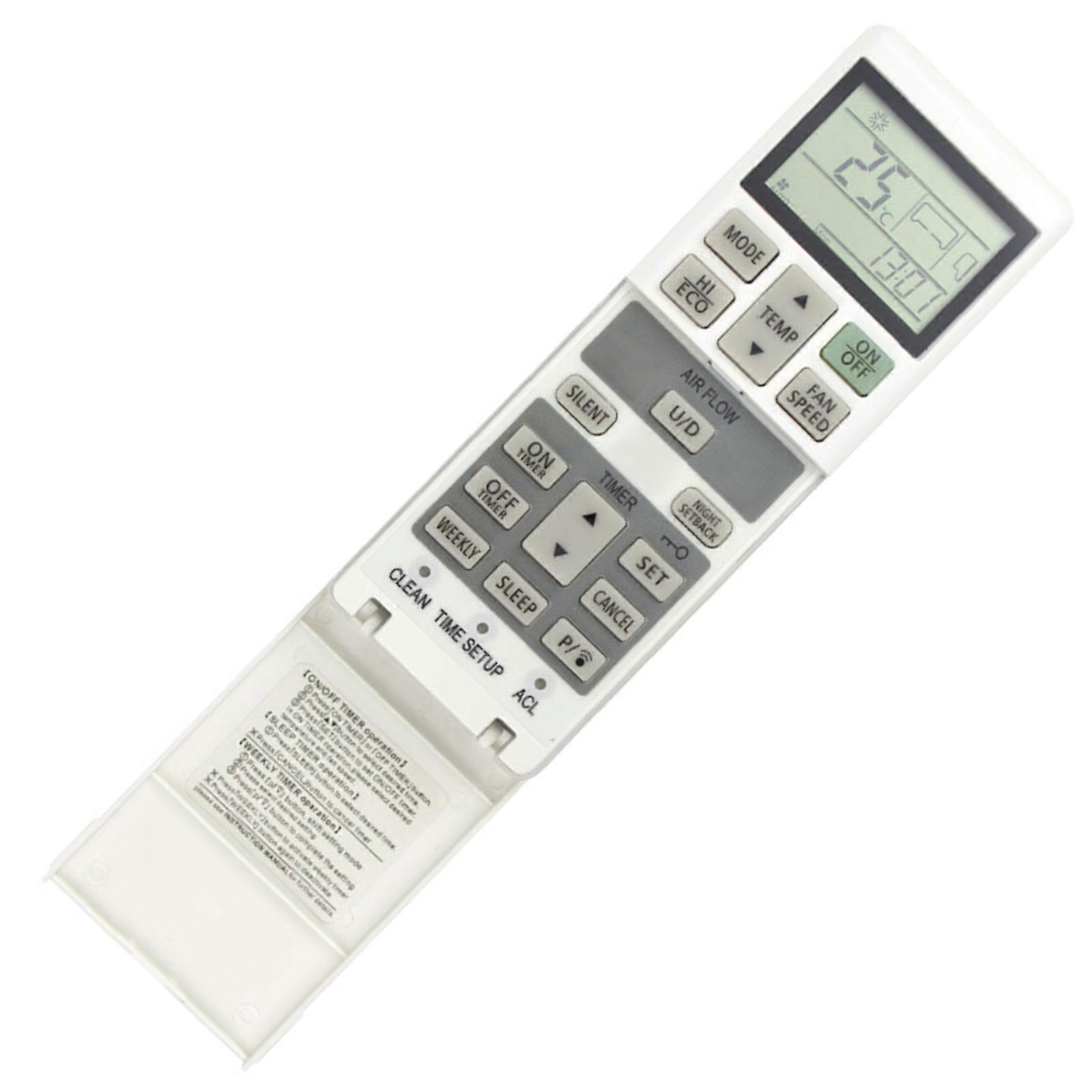 Professional Air Conditioner Remote 15M Effective Ranges Intuitive Operation Panel for SRK20ZS-S SRK25ZS-S SRK35ZS-S Multicolor