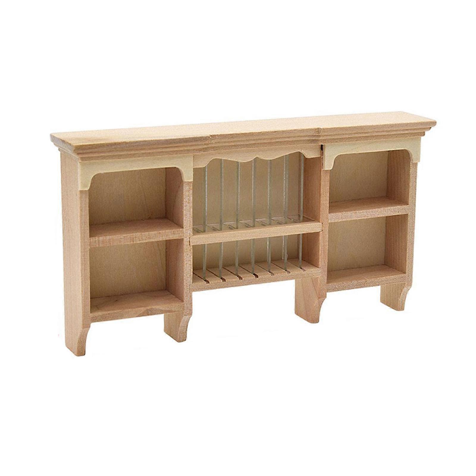 Doll House Zakka Model Realistic Dollhouses Cabinet Realistic Play Display Shelf Realistic 1:12 Model Display Shelf Toy  true  qualities