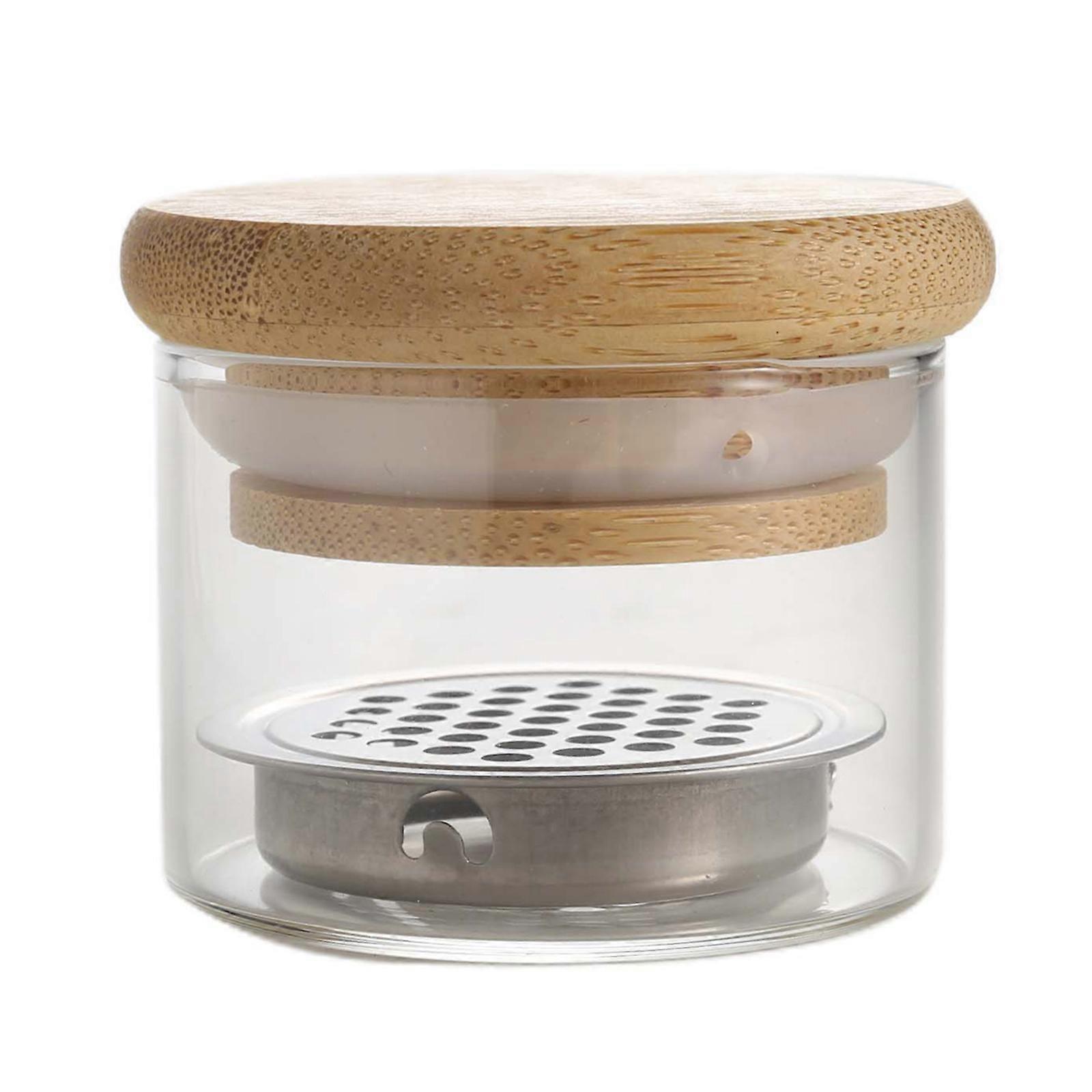 Glass Nail Brush Washer With Secure Lid And Mesh Filter For Gel Polishing Removal And Diy Tools Multicolor