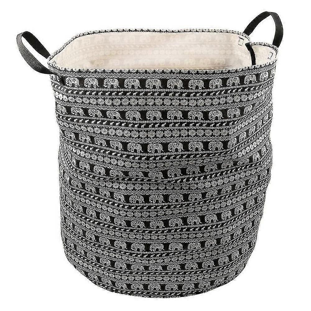 Large Sized Folding Canvas Fabric Laundry Bag