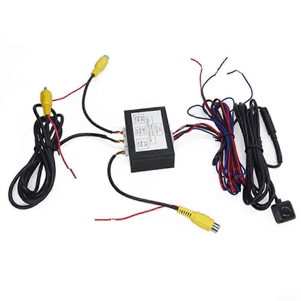 Car Parking Camera Video Control Box with Front and Rear Channel Switch, 12V ABS for Most Vehicles