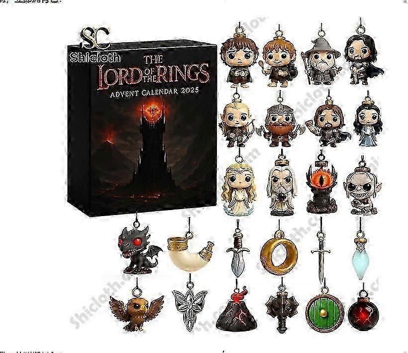 Auge von Sauron Herr der Ringe 2025 Advent Blind Box Christbaumschmuck Acryl Anhänger