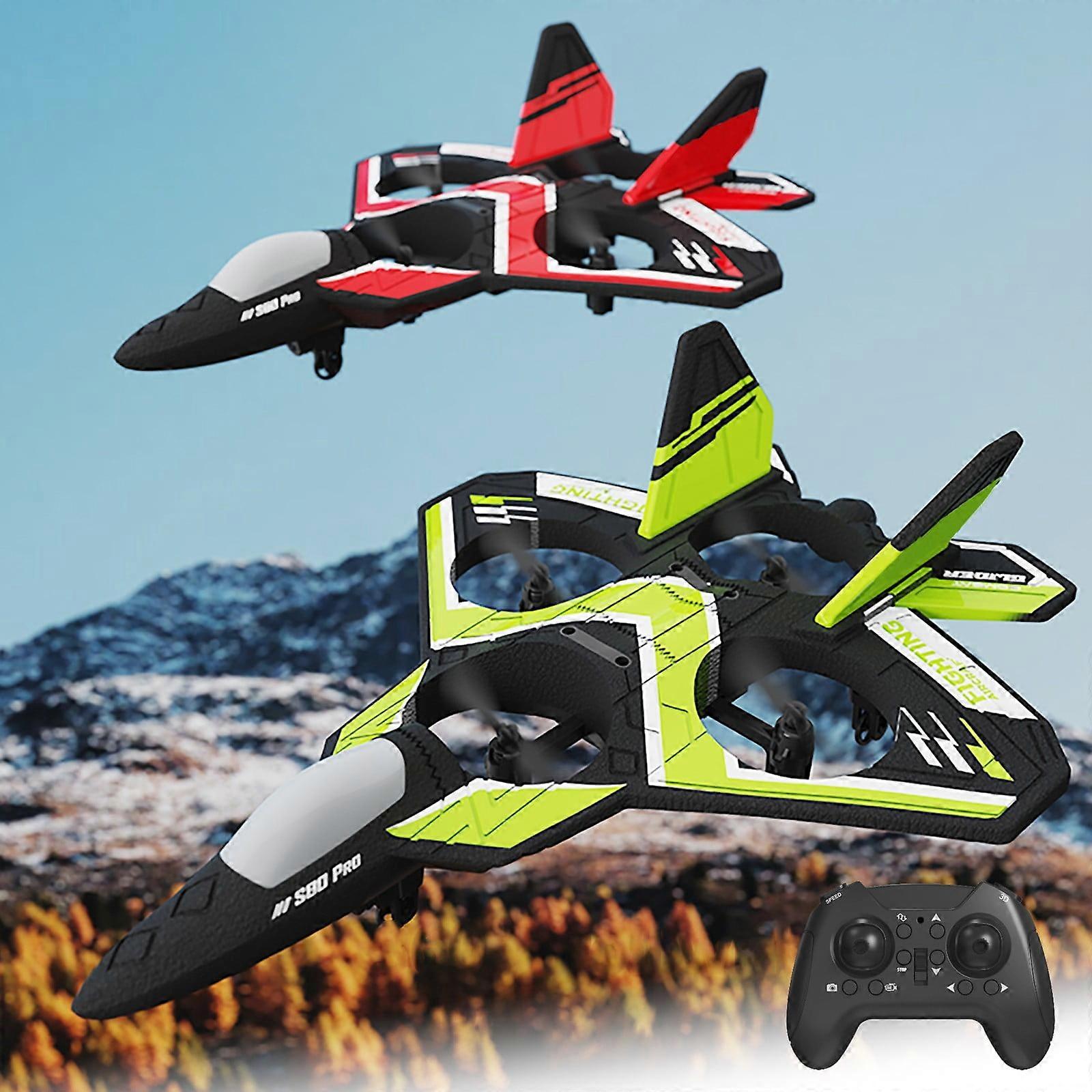 Viflosae RC Plane for Beginners, Foam Drone with Headless Mode, Altitude Hold, Cool Lights - Compatible with Gift Ideas for Kids & Adults