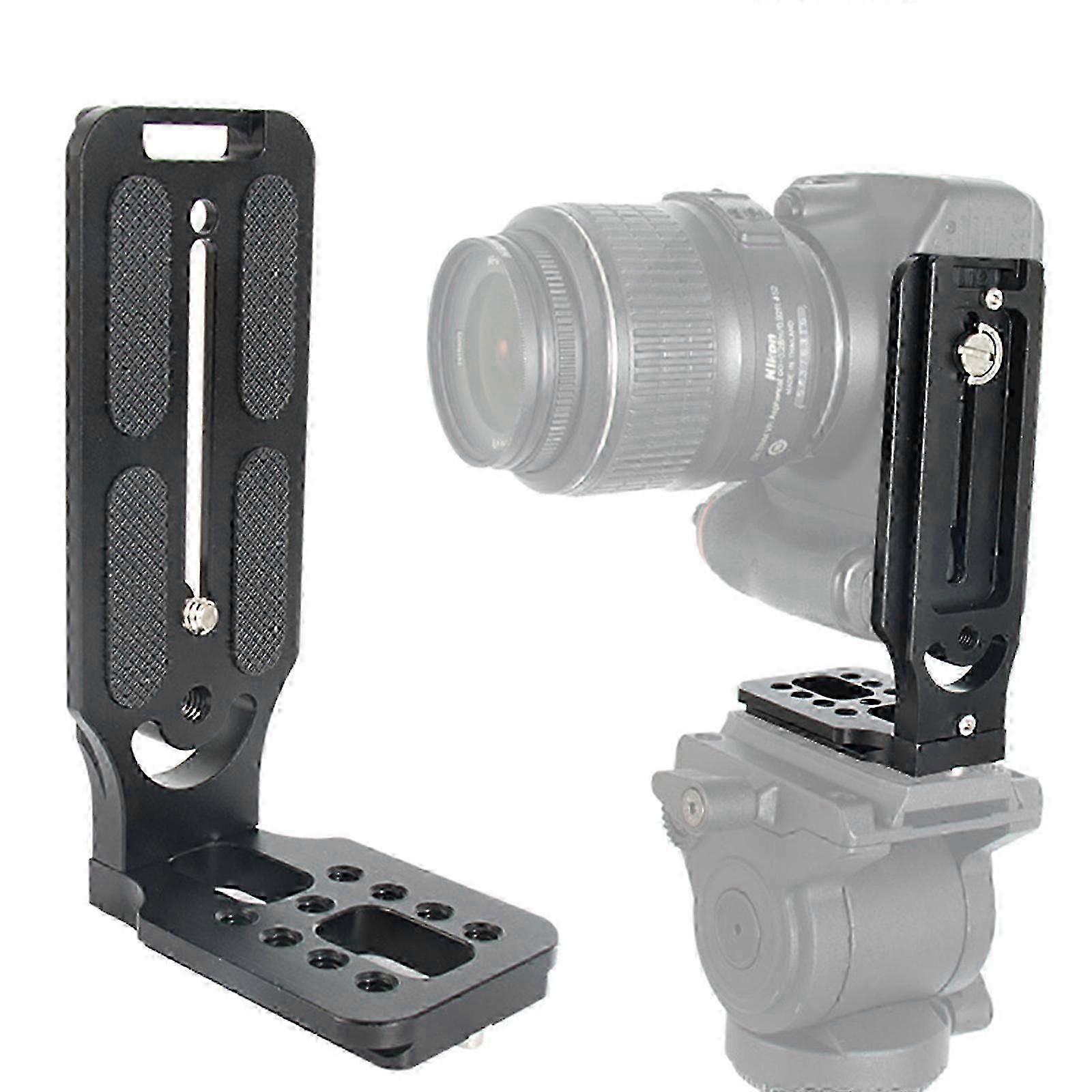 MiSevteen Universal DSLR Camera L-Shape Mount Quick Release Plate Compatible with DJI Osmo Ronin Zhiyun Nikon Canon DSLR Camera