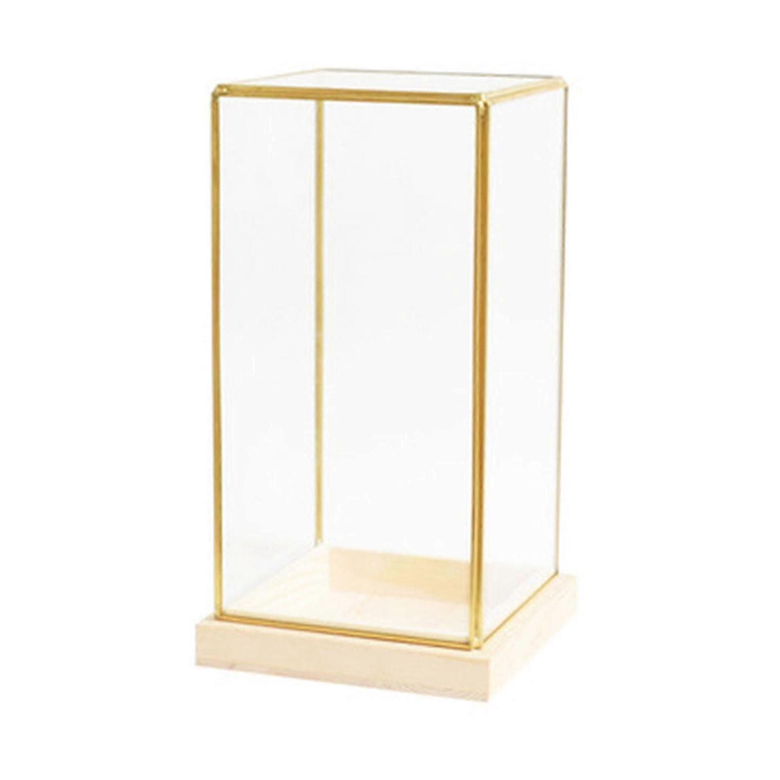 Collectible Glass Display Case Display Case for Collectibles Display Box Decorative Craft for Homes and Office