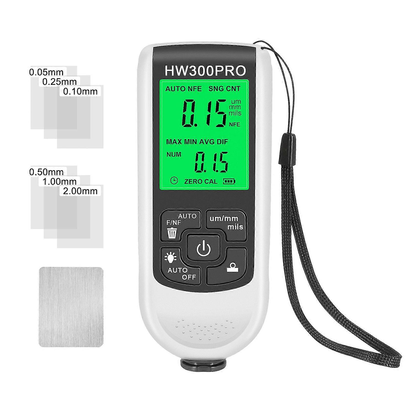 Professional Vehicle Paint Depth Meter Gauge Car Coating Thickness Measurement Tool For Auto Body Inspection Easy To Use Multicolor