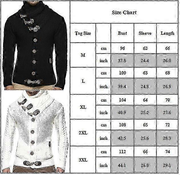 Chunky-strick Pullover Herren High Neck Pullover Pullover Warm Slimming Strickwaren