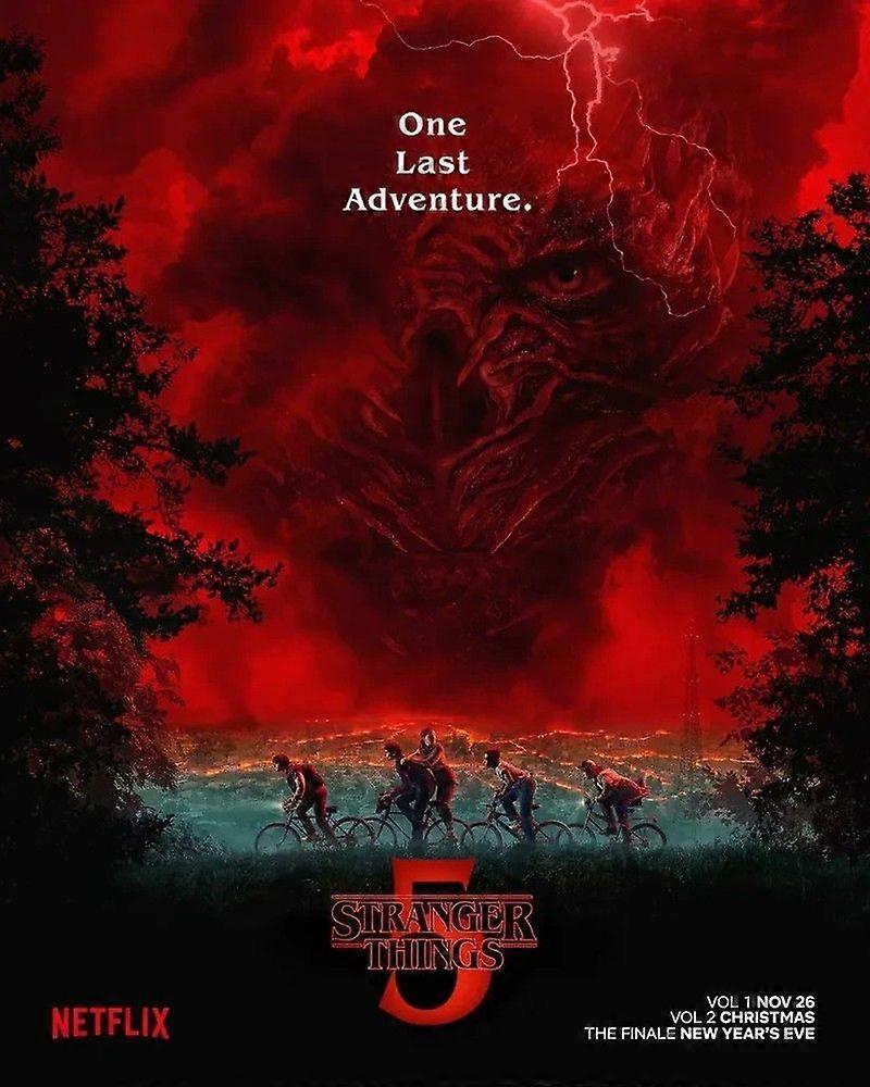 Stranger Things 5 2025 Series Teaser Poster A4 A3 A2 A1Stress Reliever Jigsaw Puzzle EB 7986