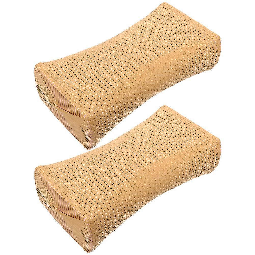 Ergonomic Neck Pillow for Comfortable Support Lightweight and Compact Plastic Light Yellow