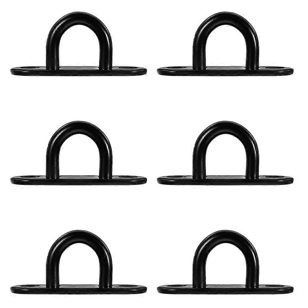 D Hooks Stainless Steel Ceiling Hooks U Bracket For Ceiling Installation 6Set