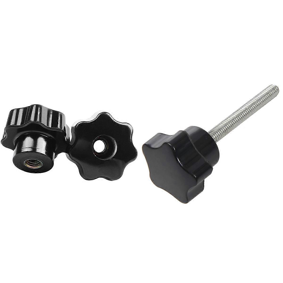5 Pieces Grip Knobs, Female Thread Diameter 8mm, Head Diameter 40mm & 6 Pcs M6 x 50 mm