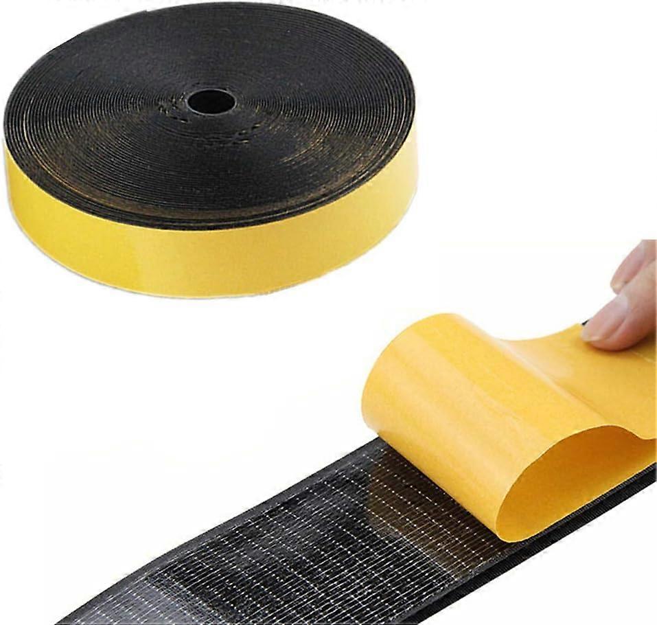 Sunfauo Hook And Loop Tape Strips Sticky Tape Self Adhesive Sticky Tape Double Sided Self Adhesive Self Adhesive Hook and Loop Double Sided Sticky Ta