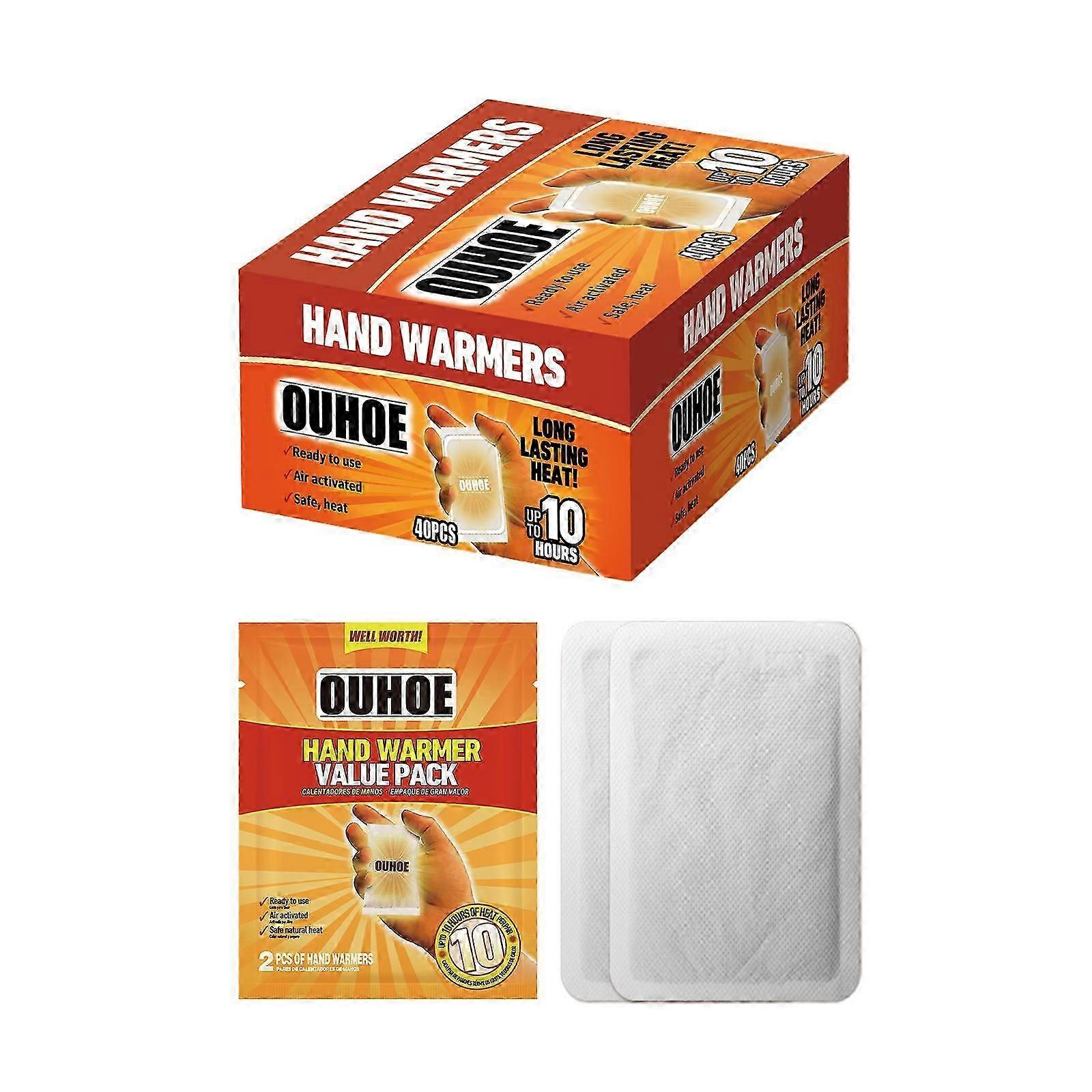 Instant Hand Warmer Set - 40 Pcs Heat Patches for Baby, Lasts 10 Hours, Easy to Use