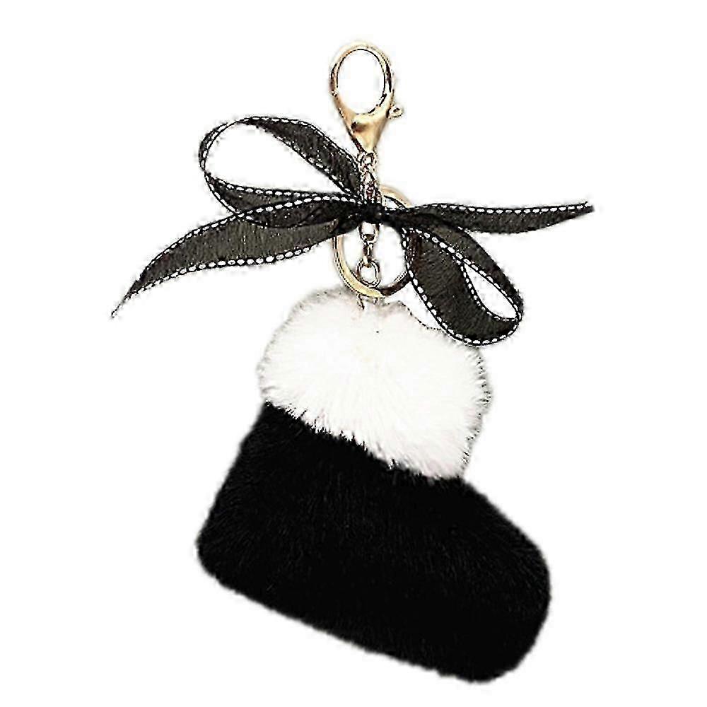 Keychain pendant, plush toy style, fashionable backpack accessory