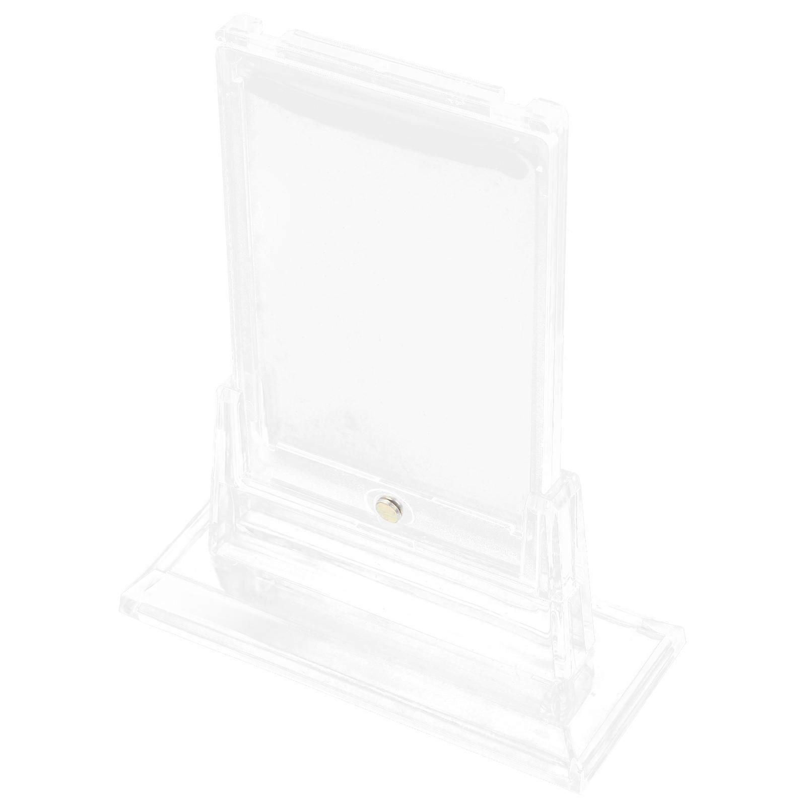 Trading Card Rack Card Support for 1Set Durable Transparent Plastic Holder