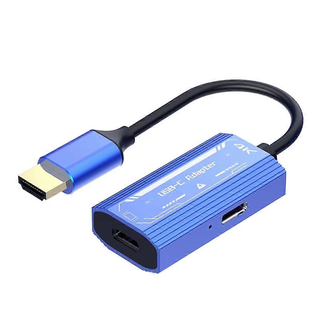 4K@60Hz HDMI-Compatible to Type C Cable Adapter for XREAL/Rokid Air AR Glasses for Switch/Steam Deck /ROG Ally