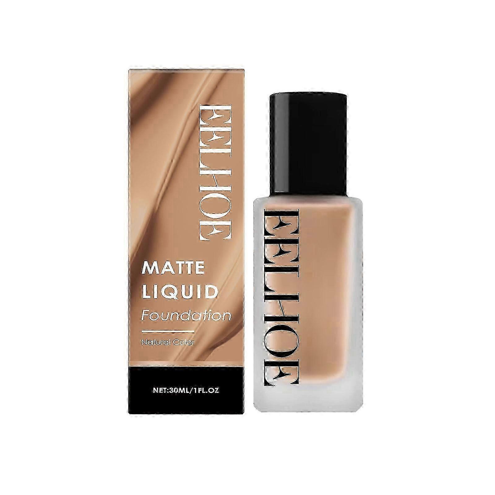 Matte Flawless Liquid Foundation - Natural, Long-Lasting, Hydrating, Easy Application