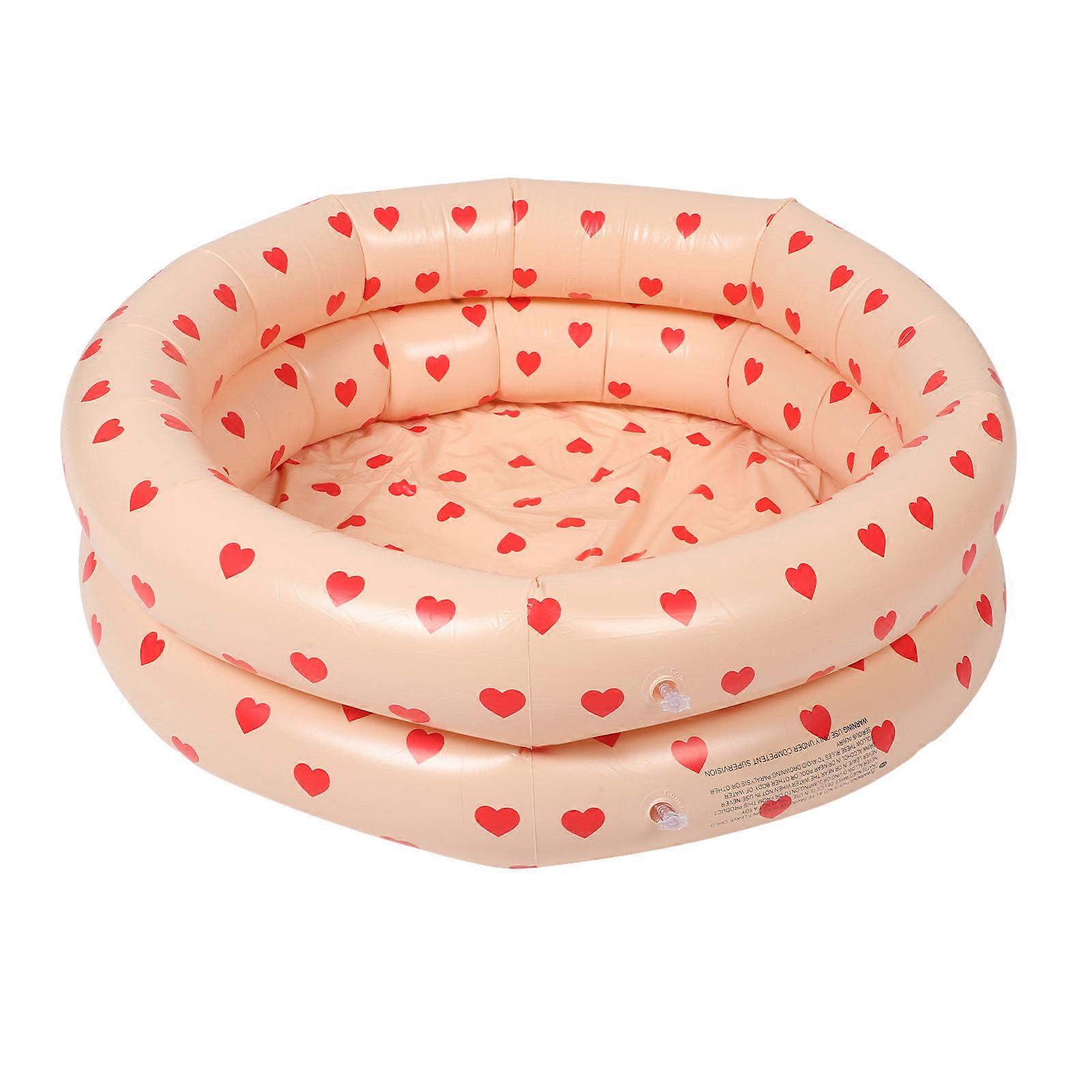 Durable Beige Inflatable Pool Slide for Kids Multifunctional Baby Float Easy Setup Spacious Interior 52.0cm