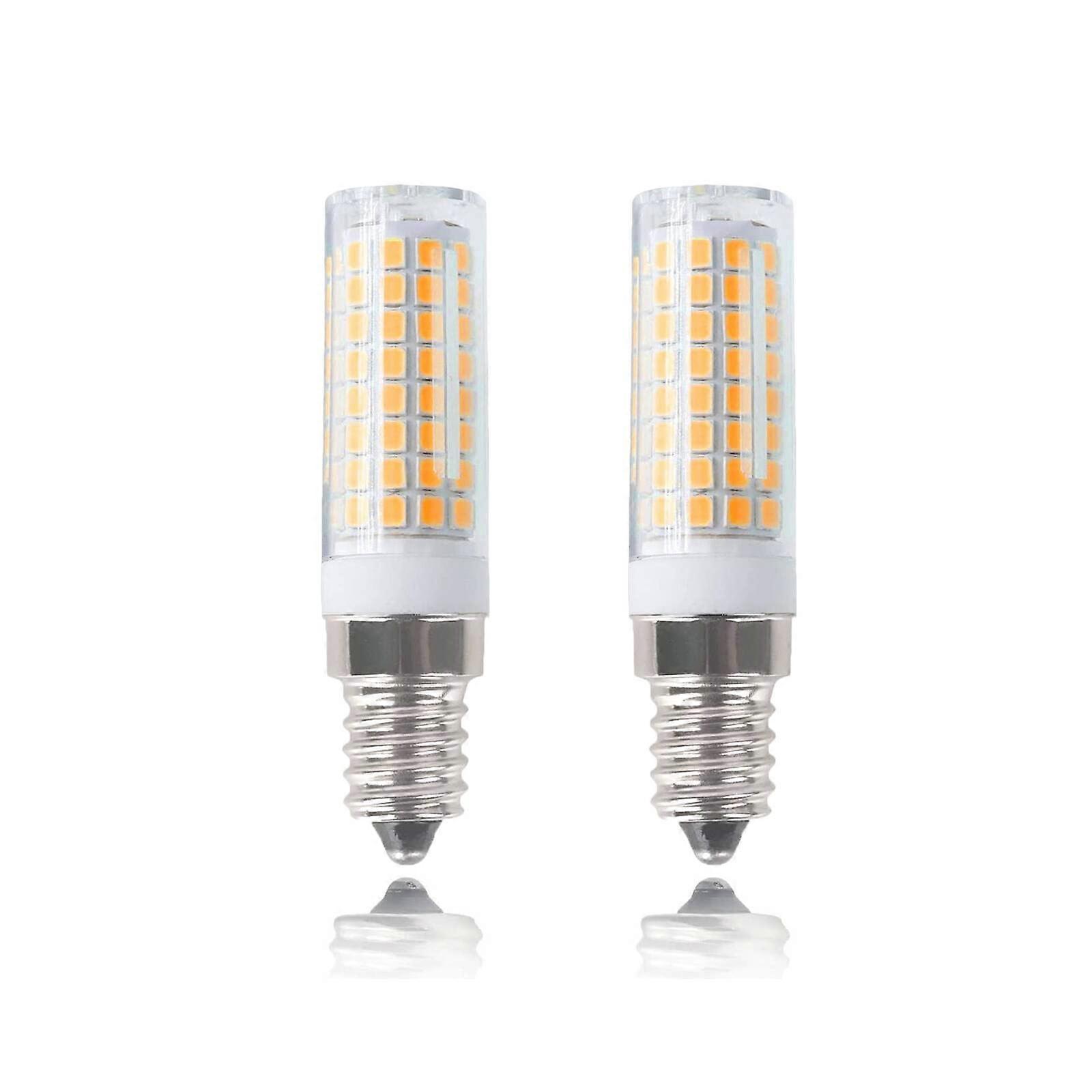 Pack of 2 E14 LED Bulb 7W 120V Dimmable Warm White 3000K Energy Saving for Cooker Hood