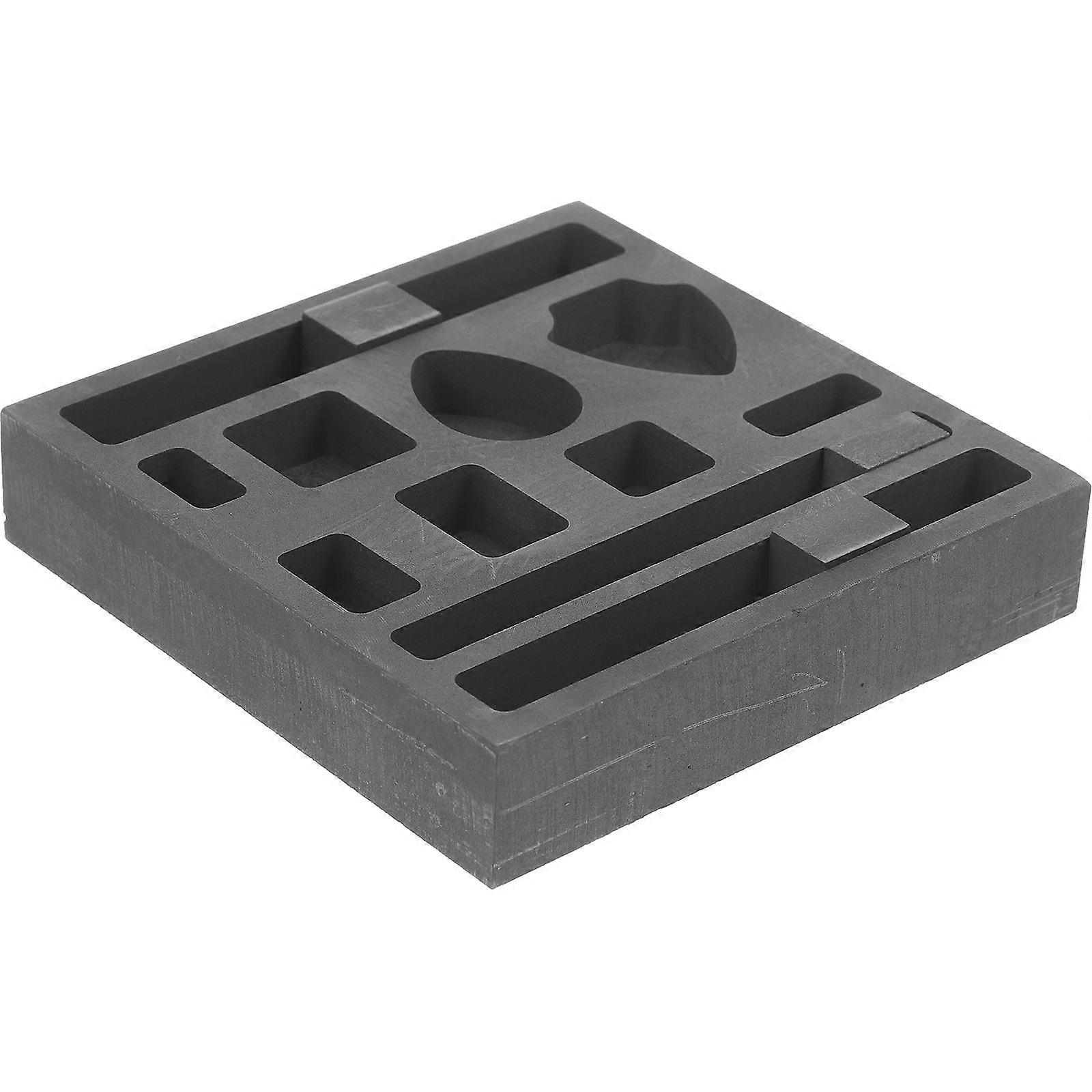 5Pcs Metal Casting Mold for Gold Silver Graphite Mold for Laboratory Use