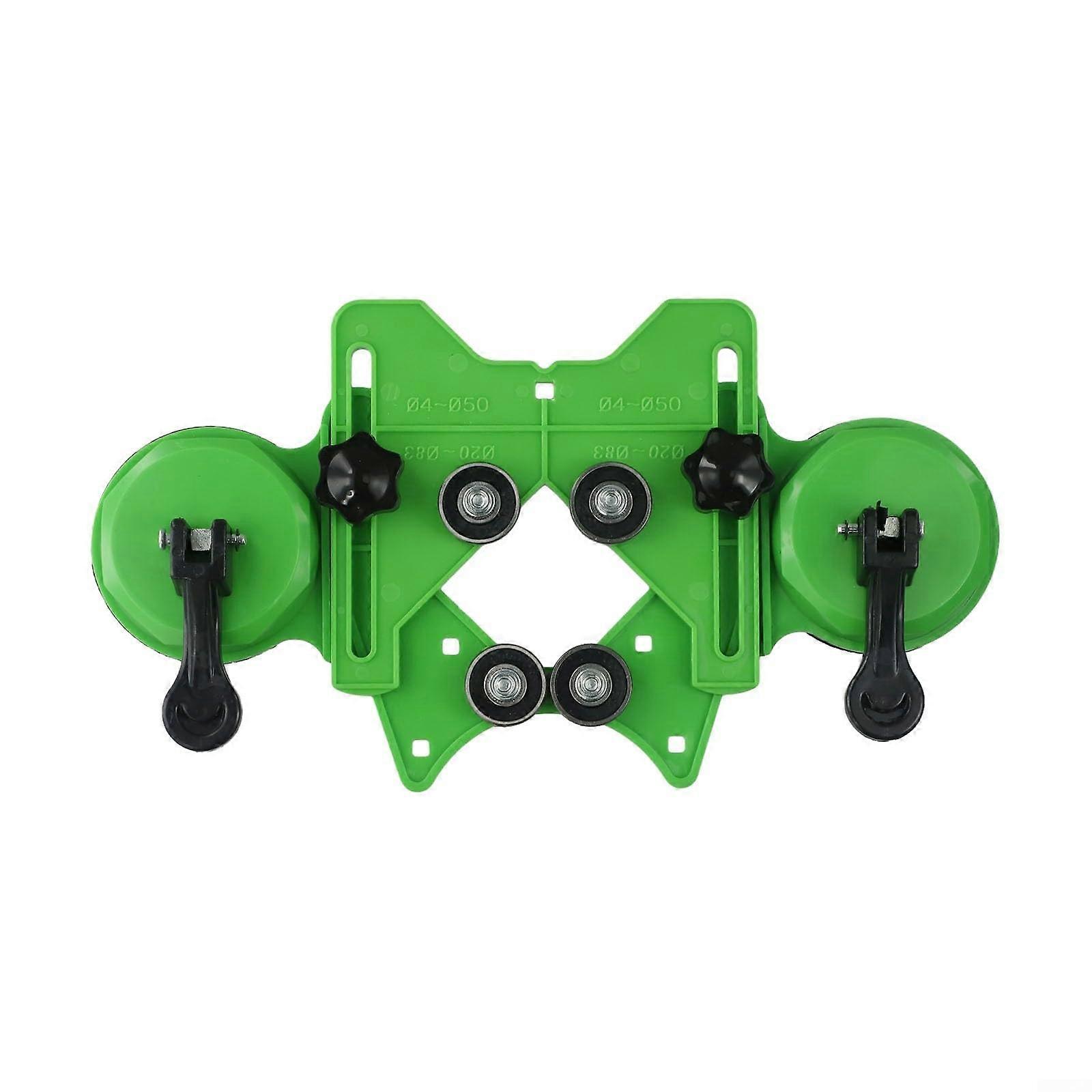 Adjustable Glass Tile Drill Guide with Suction Cup for Precise Hole Positioning on Ceramic and Marble