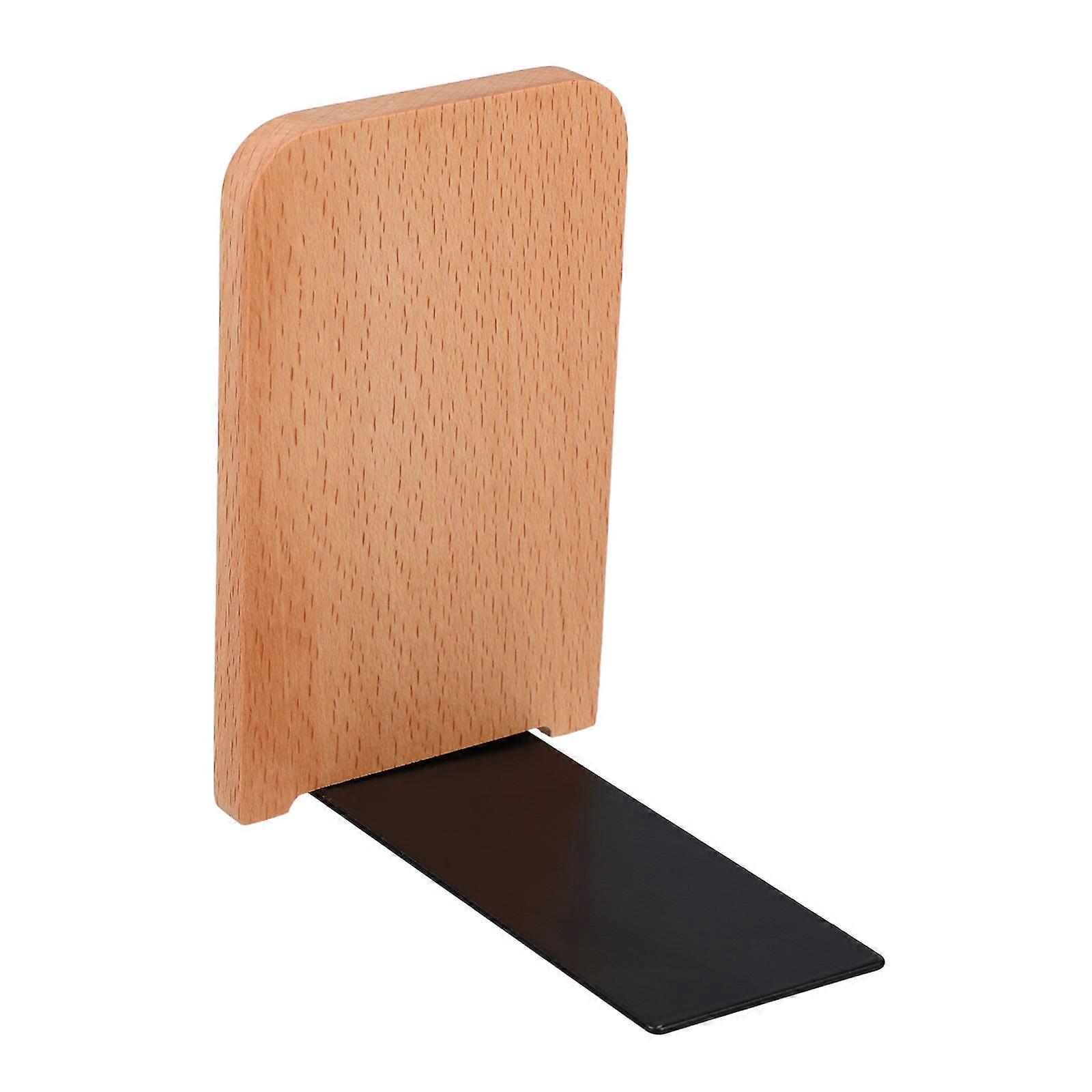 Wood Book Ends for Shelves Delivering Vertical Book Support