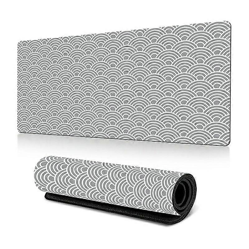 400*900*2mm Abstract Fluid Pattern Large Mouse Pad Rubber Computer Desktop Mat