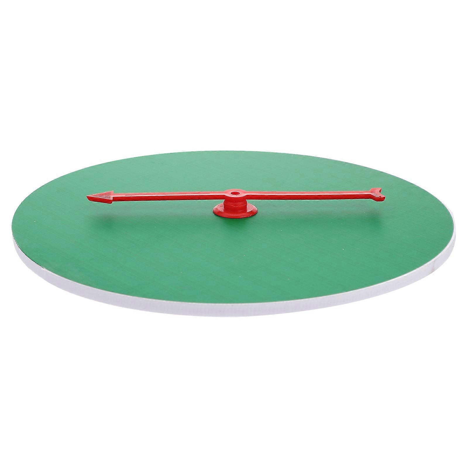 Creative Game Wheel for Playing Green Plastic Prize