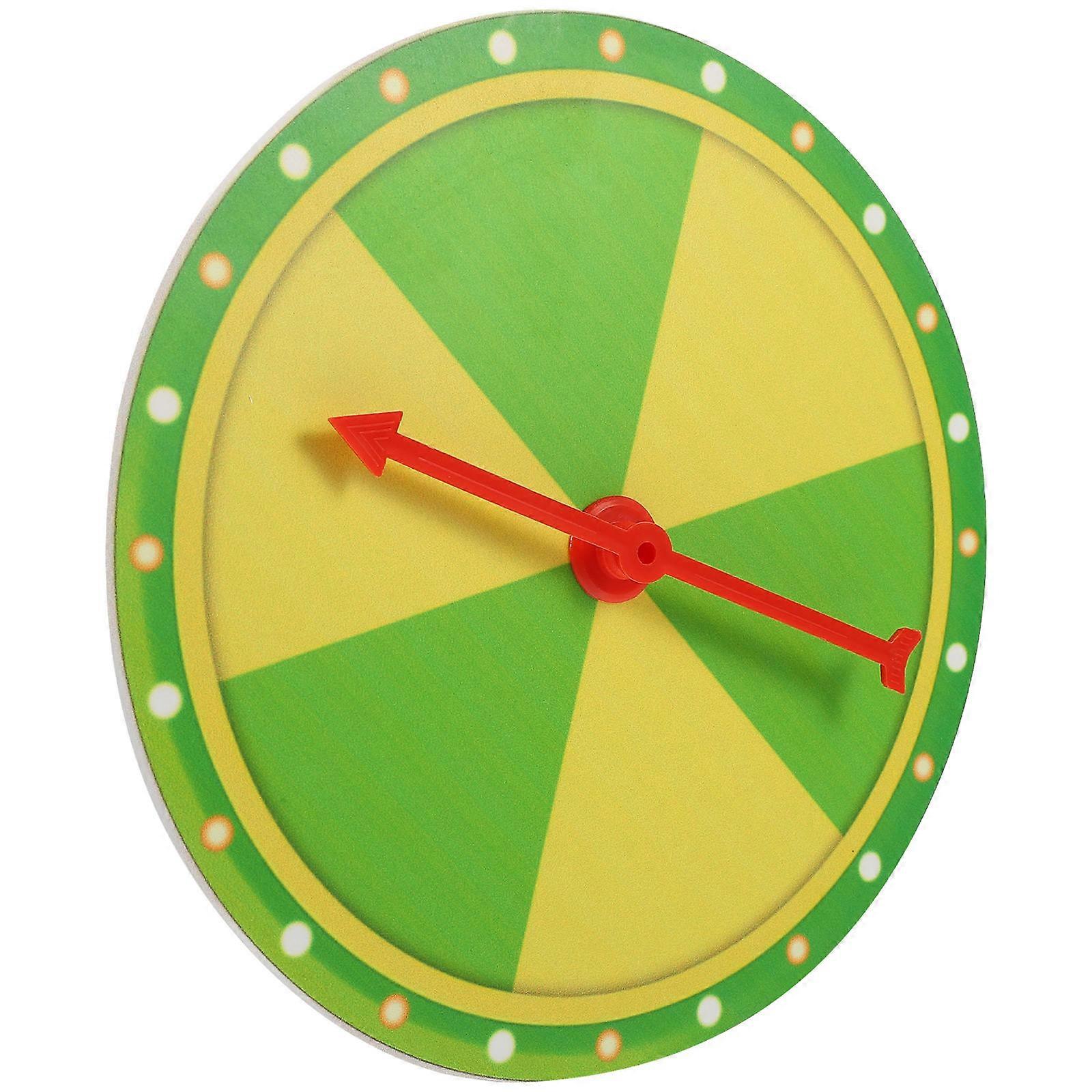 Creative Prize Wheel Wheel for Fun 1Pcs Green PVC Turntable