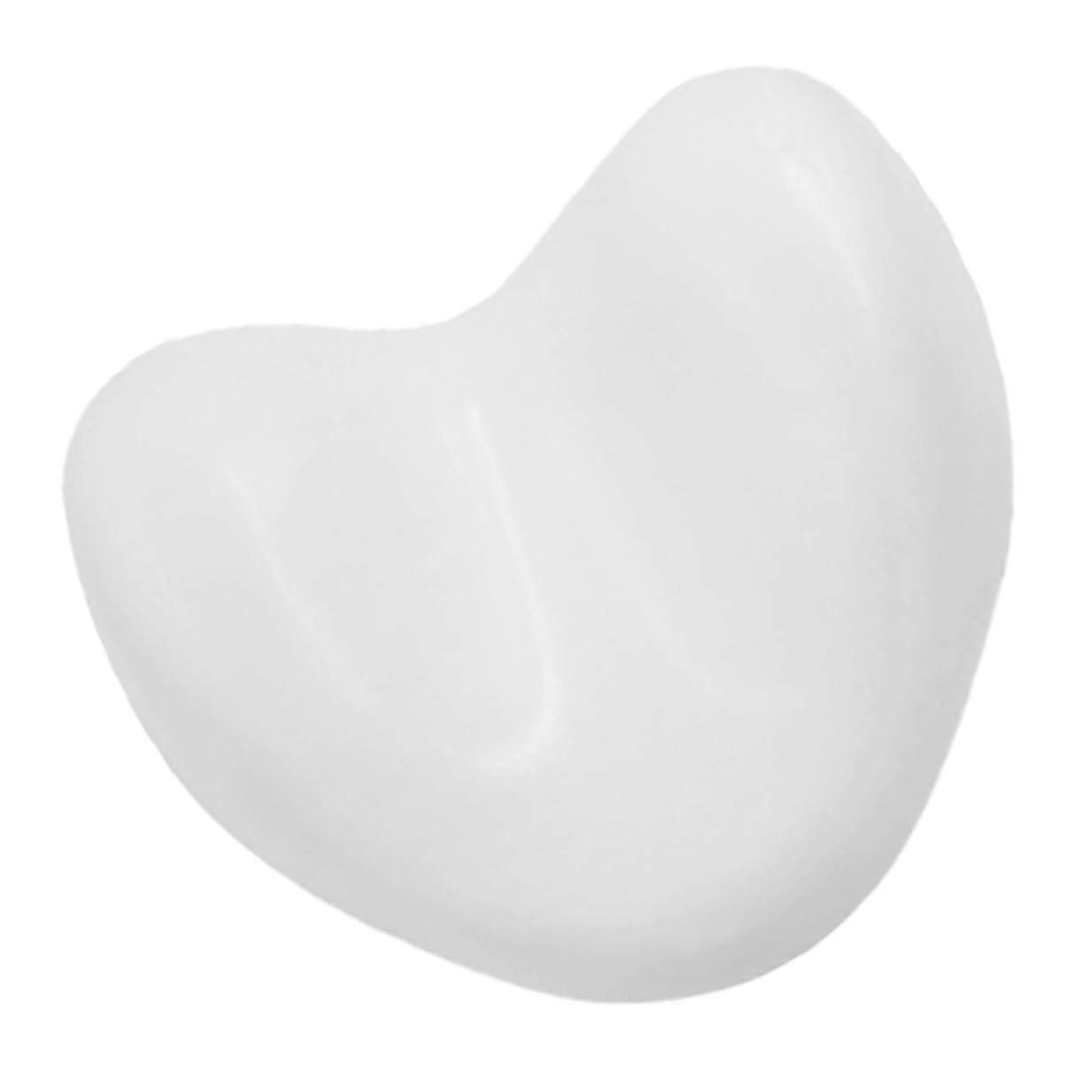 Bathtub Pillow with Suction Cups, PU Spa Neck Support, HeartShaped Comfortable Design for Tub