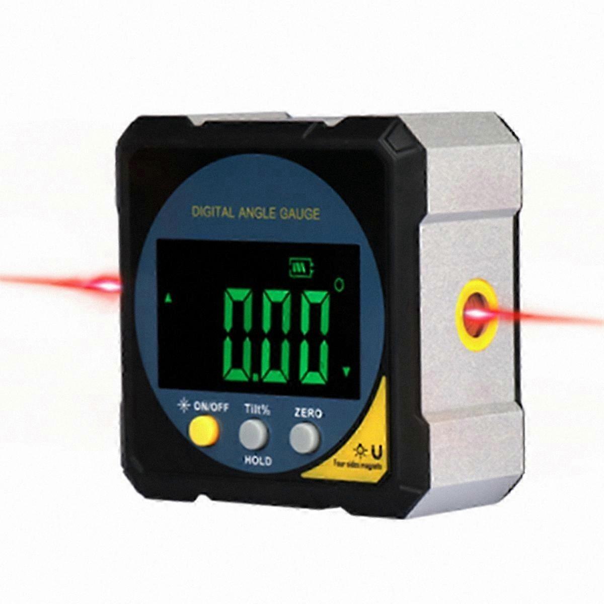 Digital Laser Protractor Inclinometer with Magnet Tilt Measurement