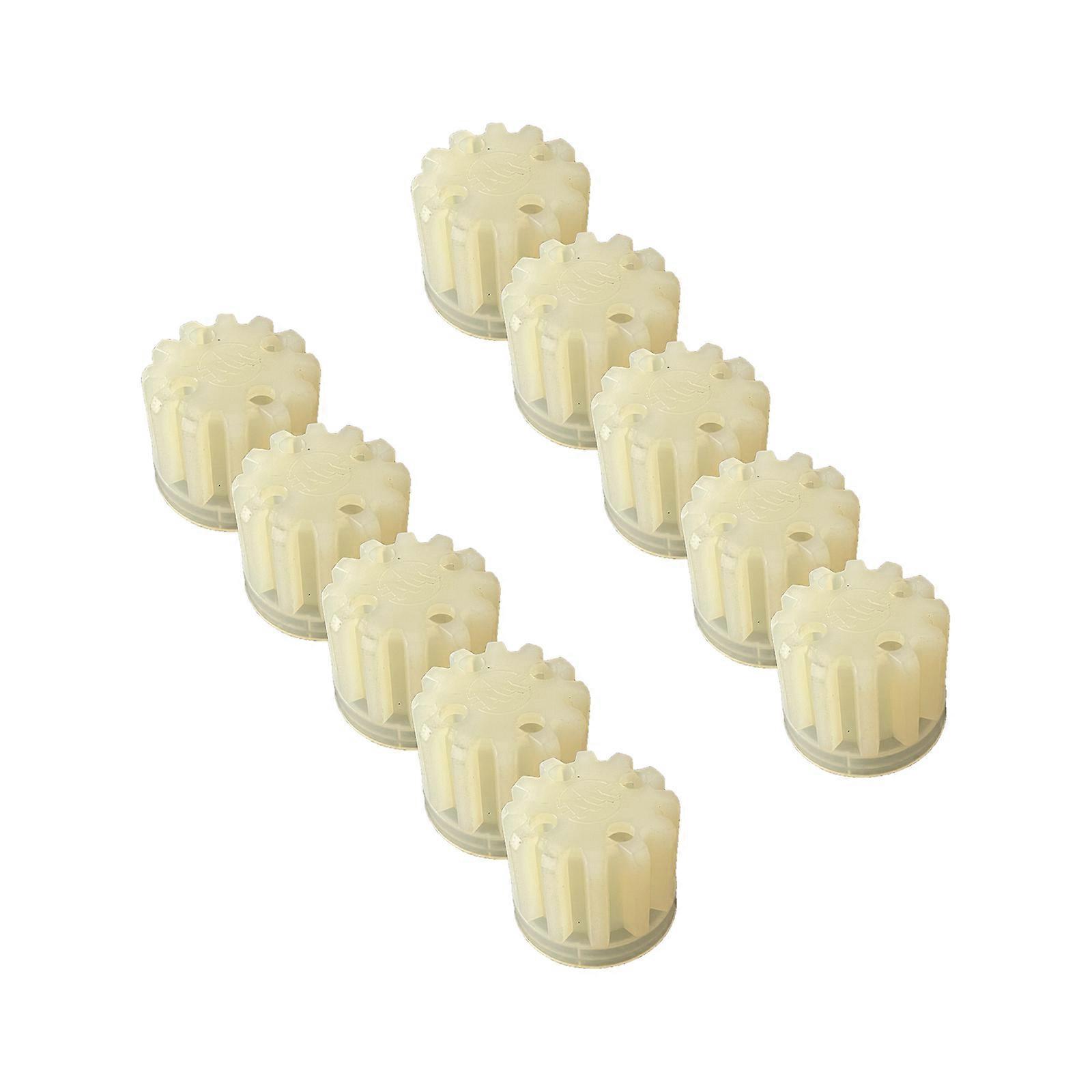 Pack of 10 Replacement Gear for Meat Grinders with Plastic Construction Ensuring Dependable Use in Various Settings Multicolor