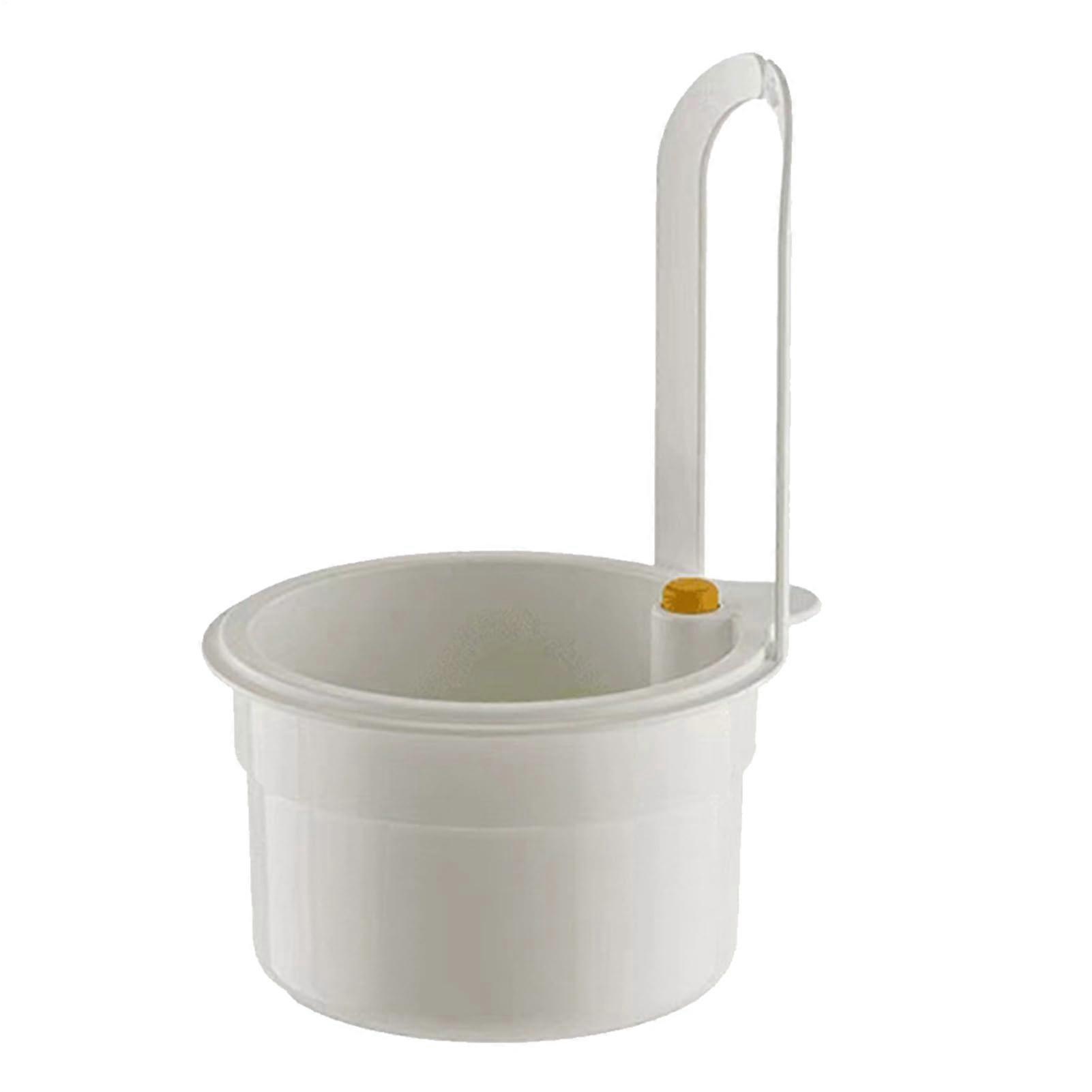 Sink Strainer Basket with DoubleLayer Mesh, ClipOn Kitchen Drain Basket for Touch Scrap Disposal