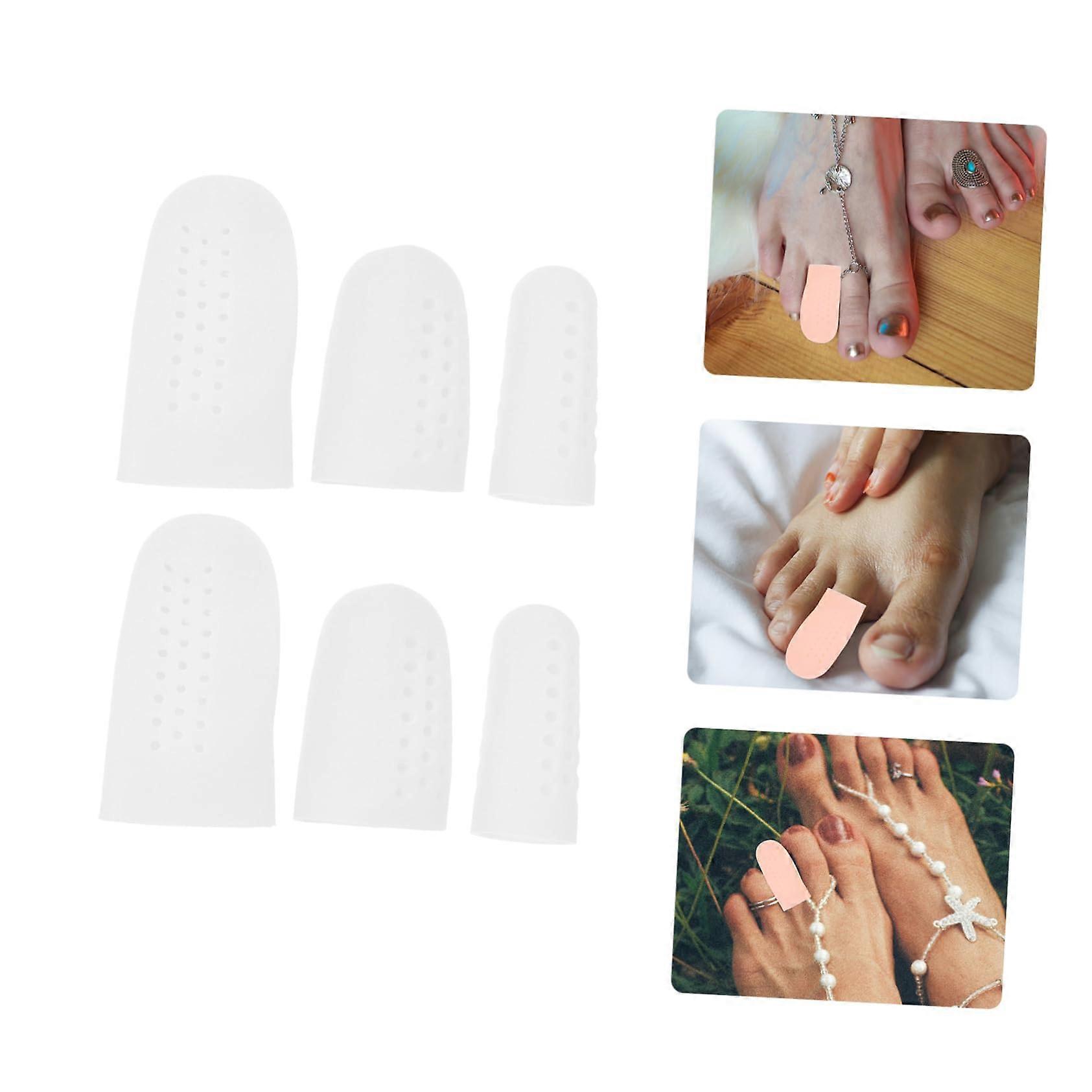 Silicone Toe Separator and Bunion Protector for Pain Relief, Toe Alignment Support, 8 Pairs