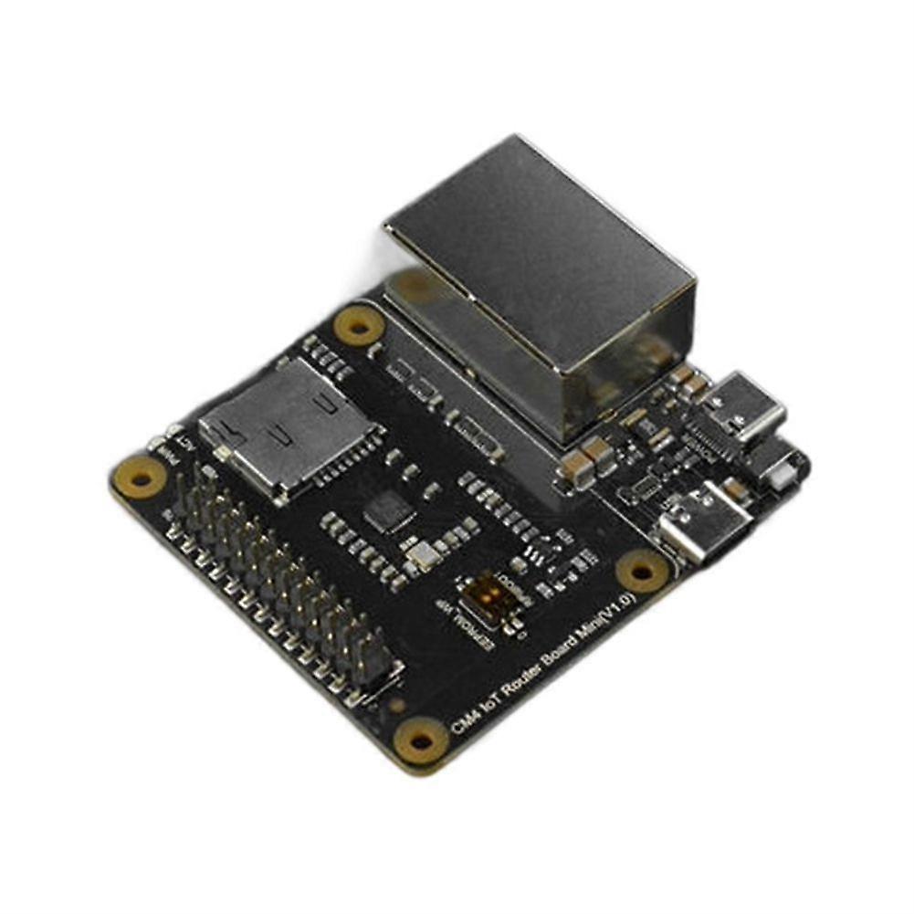 For Raspberry Pi Compute Module 4 Mini Board with Two Gigabit Network Port for Smart Gateway Home IoT Platform