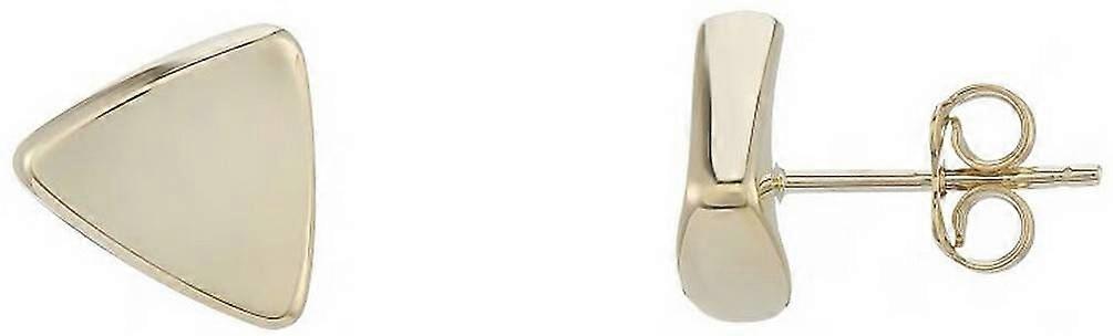 Mark Milton Triangle Earrings - Yellow Gold