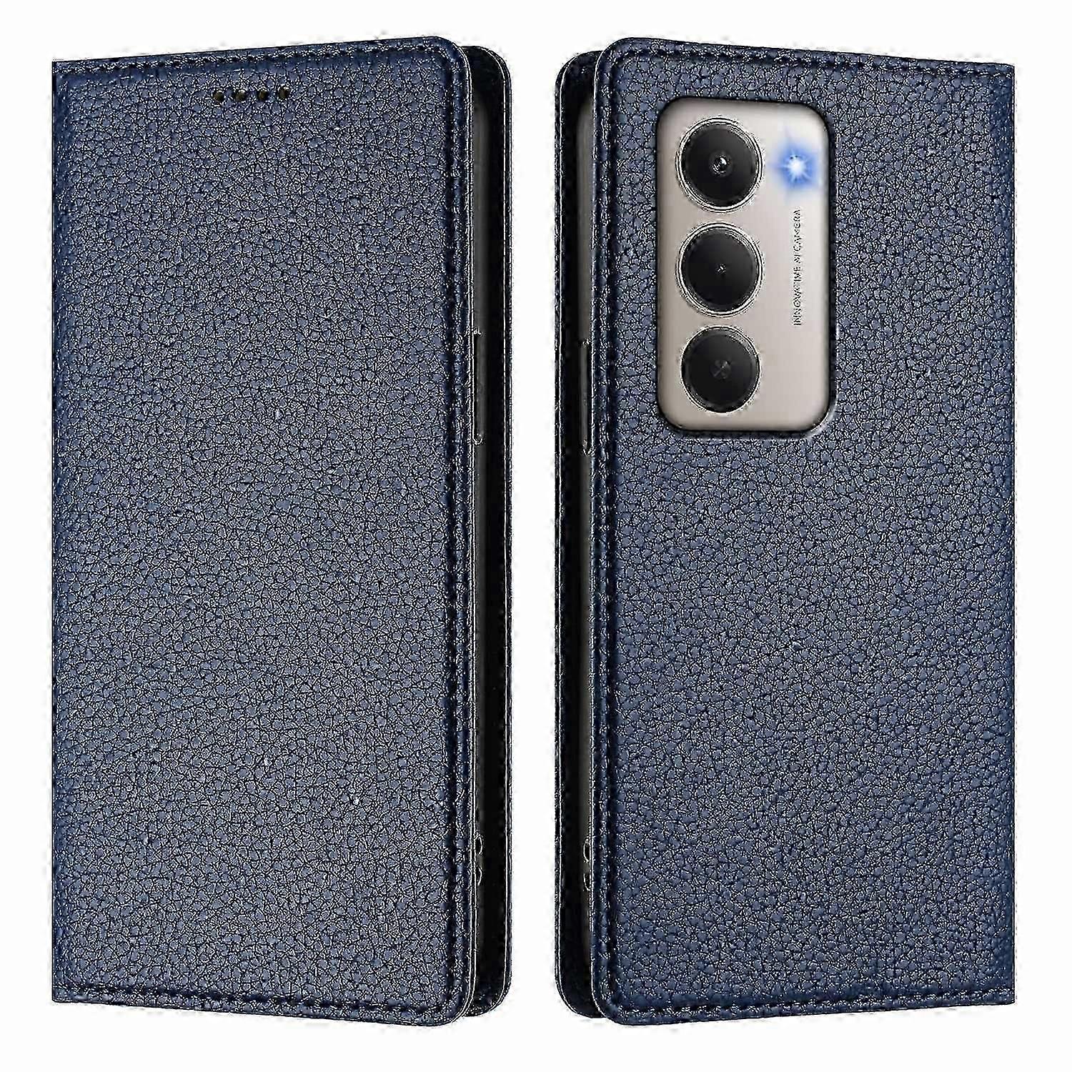 15 5G Wallet Case RFID Blocking Litchi Texture Leather Mobile Cover