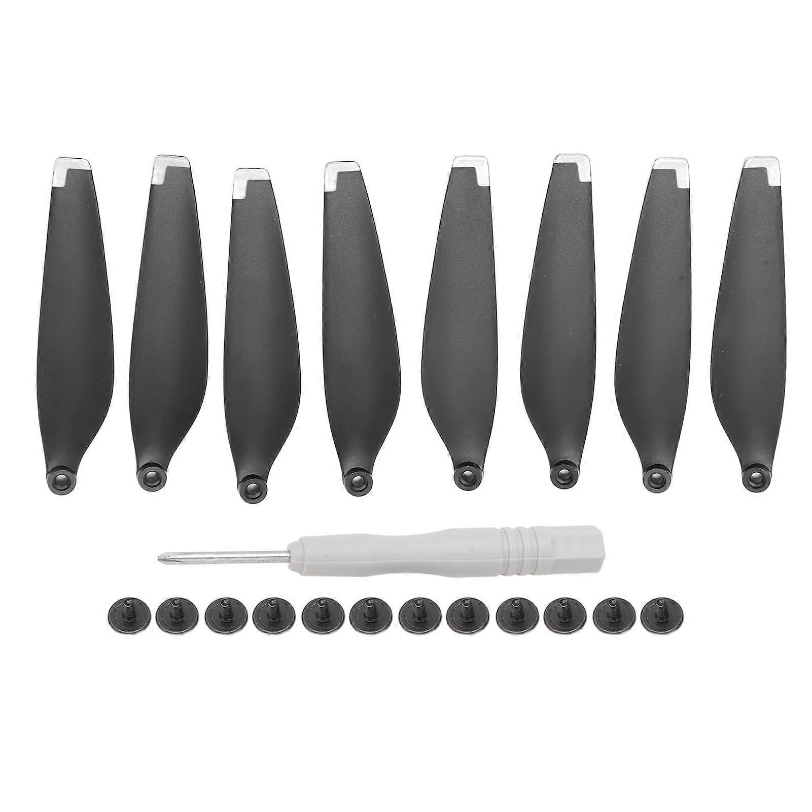 Low Noise Quick Release Propellers 8Pcs Silver Tip Drone Replacement Blades for DJI Mini 3 Pro