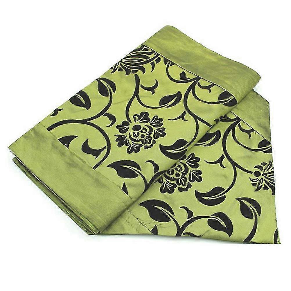 European-Style Tablecloth Table Flag for Table Use Green Design