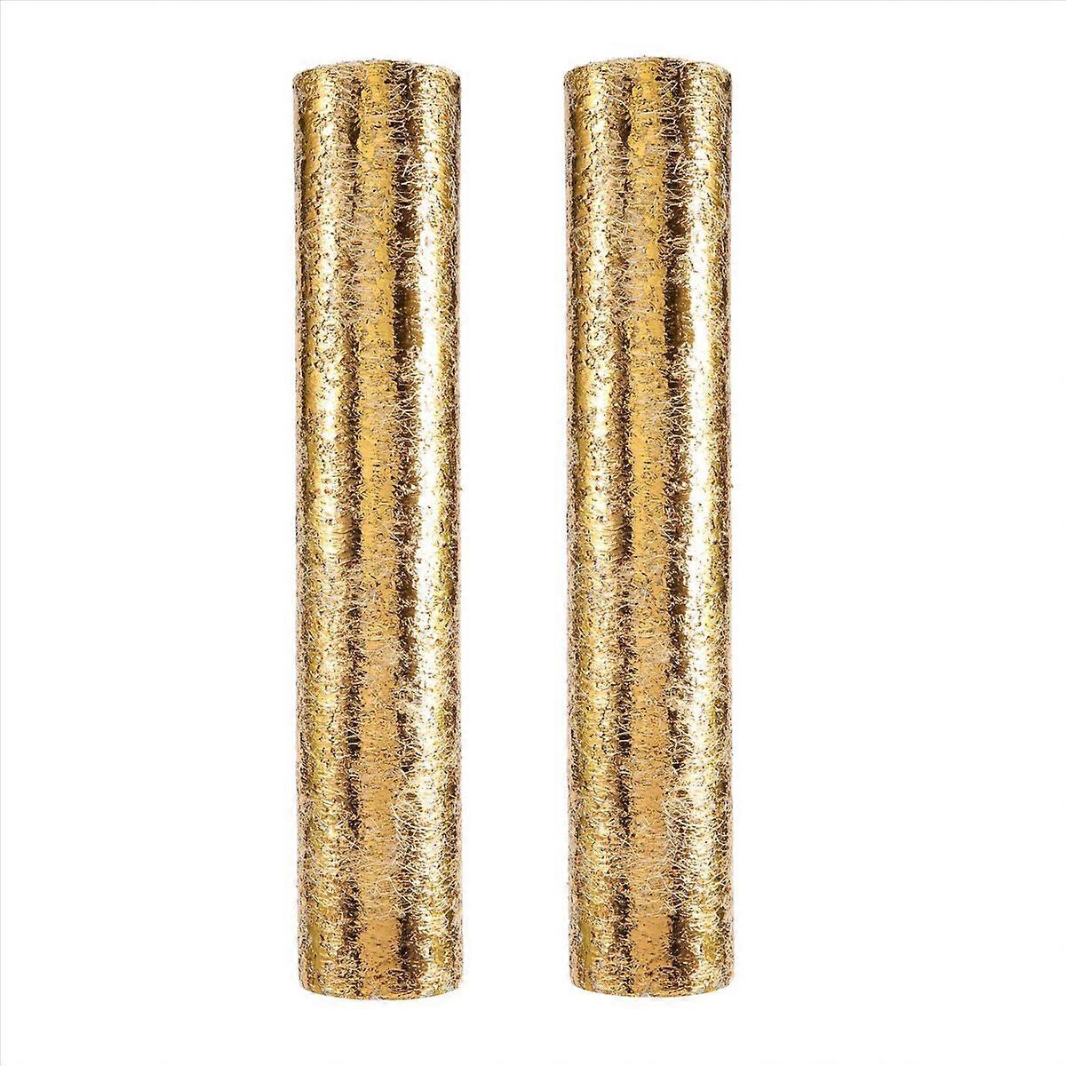 2Pcs Table Runner, Sparkling Polyester Tulle Ribbon Roll