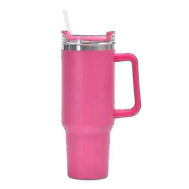 Stanley 40oz Tumbler With Handle And Straw Lid For Thermos Travel Coffee Mug Stainless Steel Insulated Simple Modern Tumbler Cup