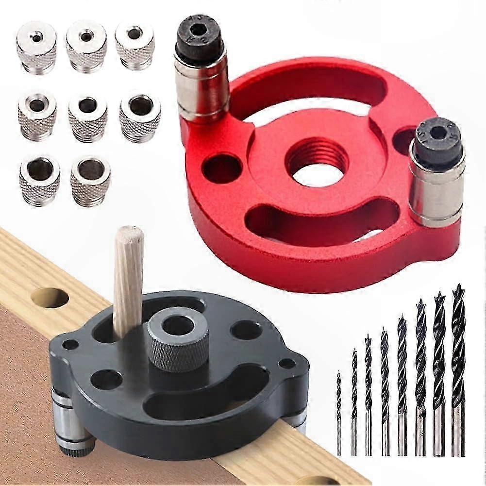 Precision Drill Guide Tool for Straight Holes, Adjustable Heavy-Duty Centering Spinner