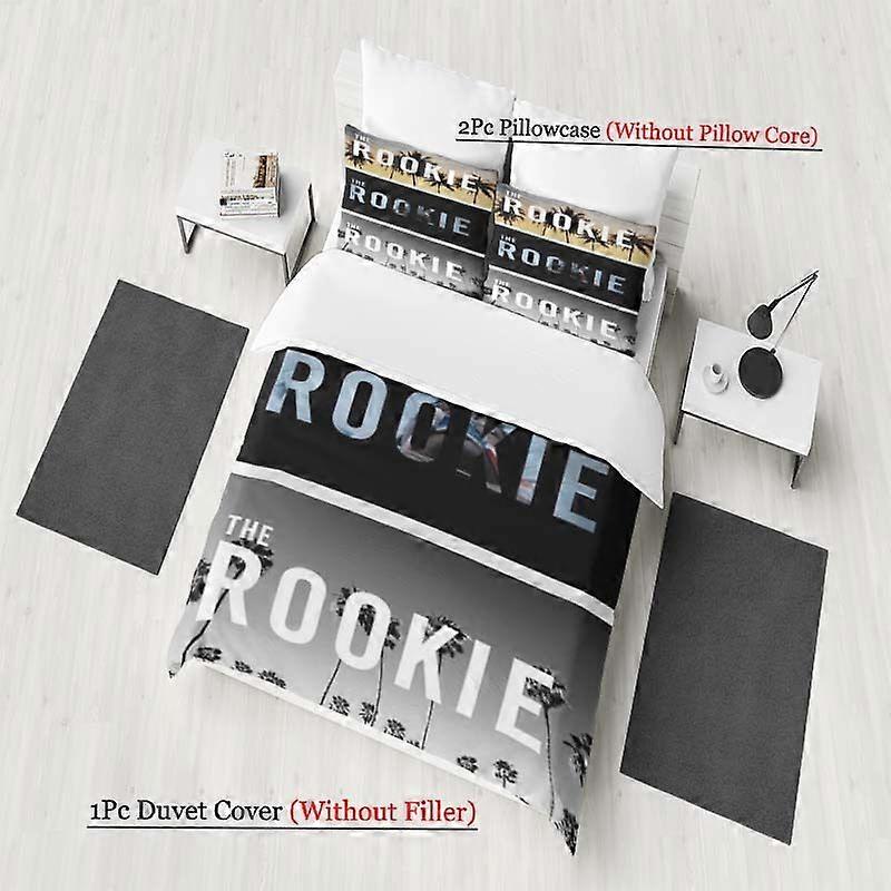 THE ROOKIE Three-Style Design Pattern Set Soft and Comfortable Bedding Set