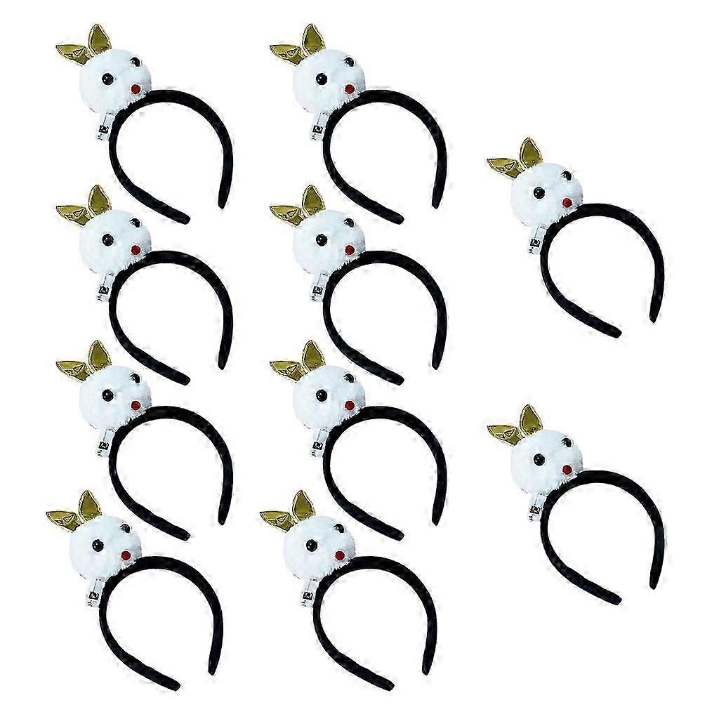 LED Rabbit Hair Hoop Glowing Cosplay Accessory