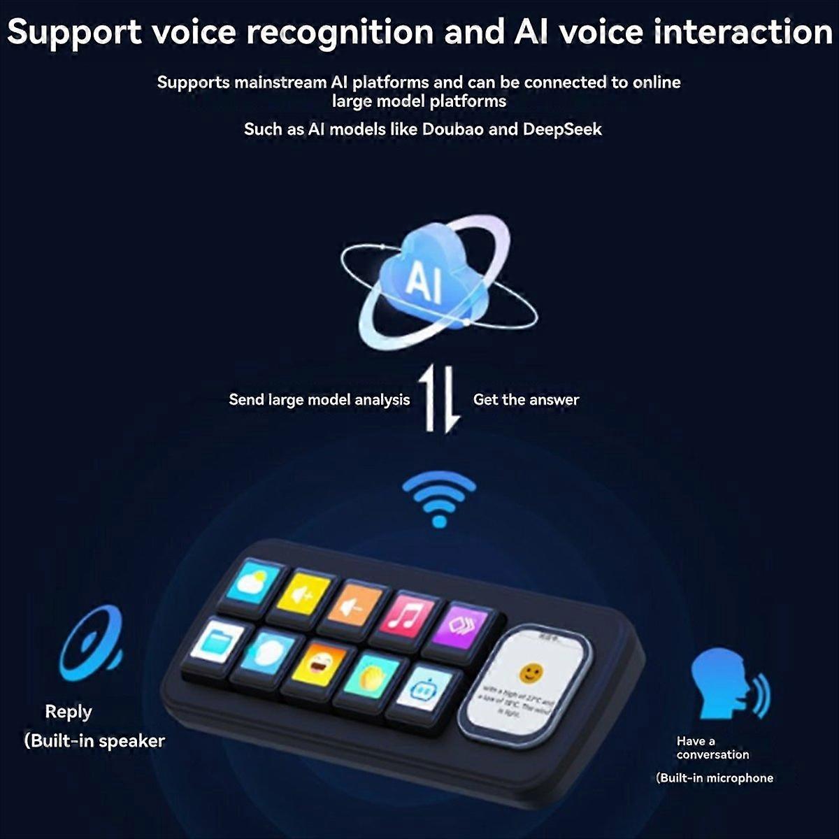  AI Voice Control Panel for Xiaozhi White